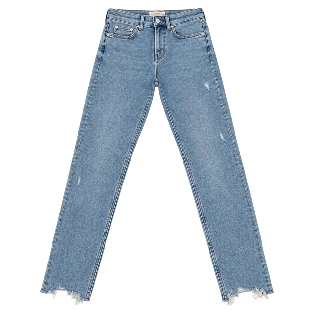 Zara The 80'S Skinny Size 2 Horizon Blue Jeans