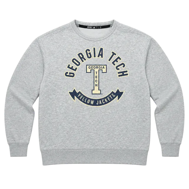 Adidas Georgia Tech Yellow Jackets Sweatshirt XL Gray Sweater college Sports