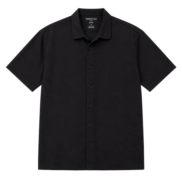 Kenneth Cole Active Tech SS Shirt Size XL Black