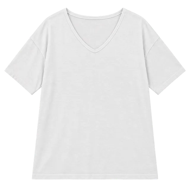 White V-Neck T-Shirt Size 1XL