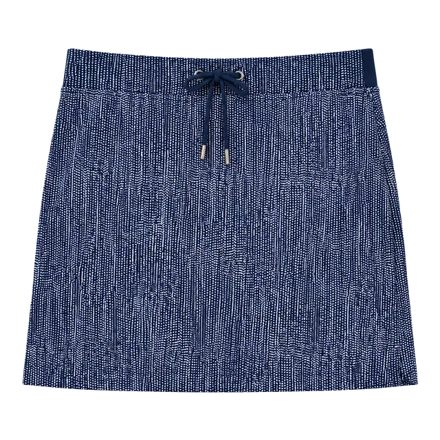 Athleta Skort Size 10 Blue White Pattern Athletic Skirt