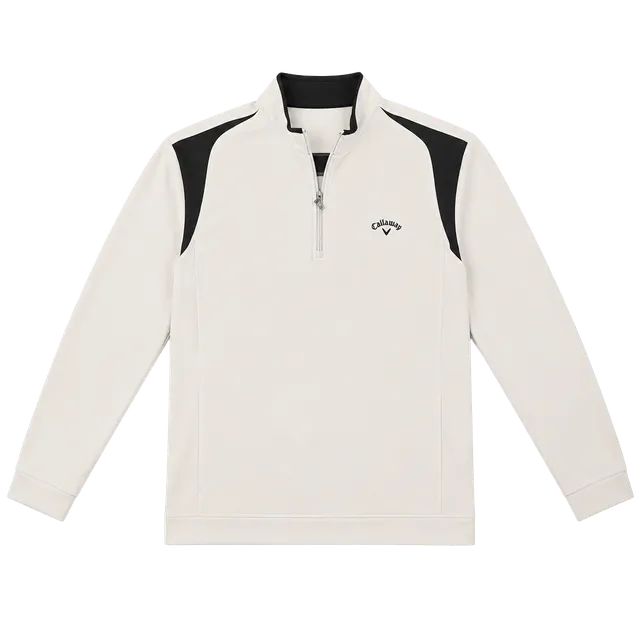 Callaway 1/2 Zip Pullover White Black Golf Jacket