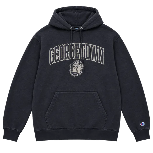 Champion Georgetown University Hoodie XL Navy Blue Sweatshirt