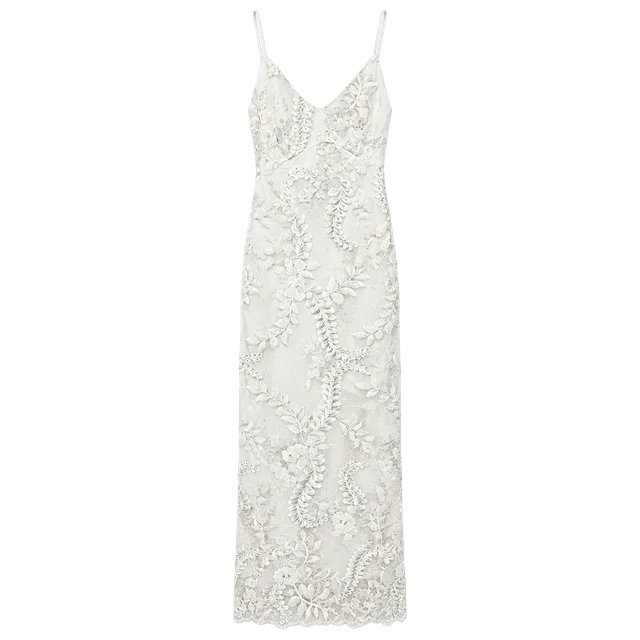 Elliatt Paulette Embroidered Dress Ivory