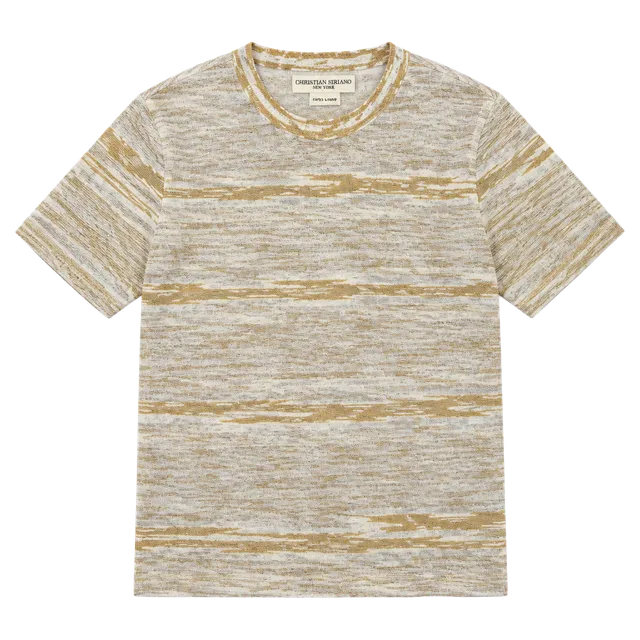 Christian Siriano Linen Top Size XL Yellow White Floral