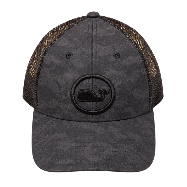 Vineyard Vines Black on black baseball hat