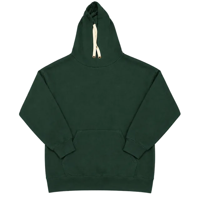 Buffalo David Bitton Hoodie Size L Dark Green Pullover Sweatshirt