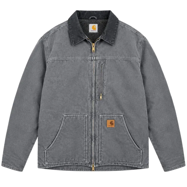 Carhartt Sherpa Lined Jacket Charcoal Gray