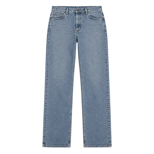 Lee Platinum classic comfort women’s 8P jeans Blue Denim  Straight Leg