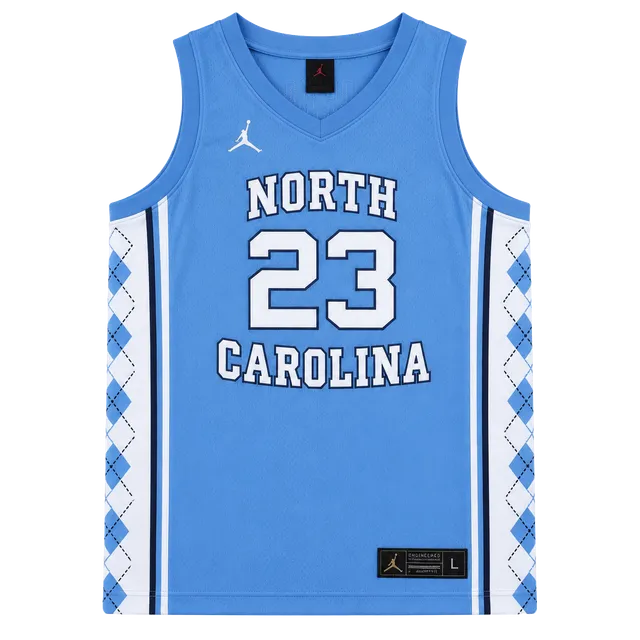 Jordan UNC Tar Heels Basketball Jersey Size L Blue