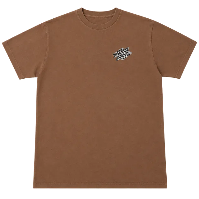 Santa Cruz T-Shirt Size XL Brown Logo Graphic Tee