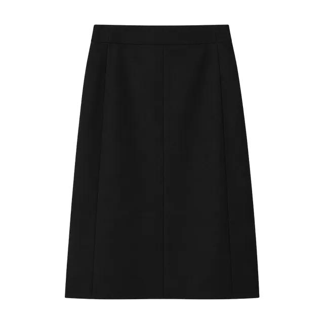Worthington Pencil Skirt Size 2 Black Midi Professional