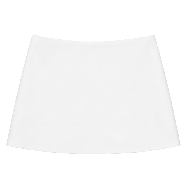AnotherChill Low Rise Micro Mini Skort White