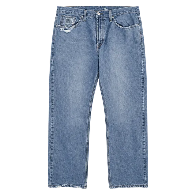 Cinch Men’s 38x32 Distressed Relaxed Jeans Light Wash Western Cowboy Denim