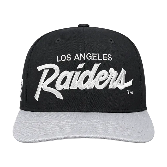 Vintage Sports Specialties Los Angeles Raiders Script Snapback 