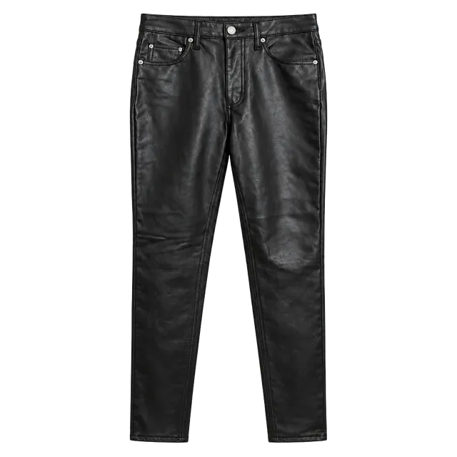 Universal Thread Black Faux Leather Skinny Jeans 8R
