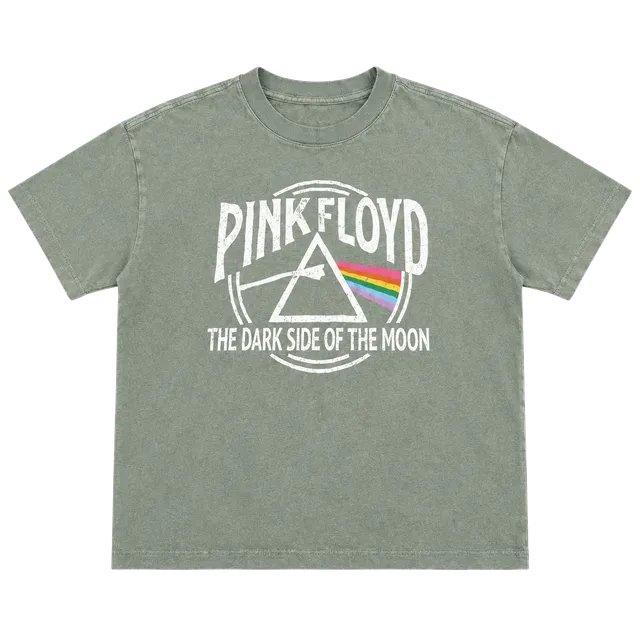 Gap Kids Pink Floyd The Dark Side of the Moon T-Shirt XL (12) Green