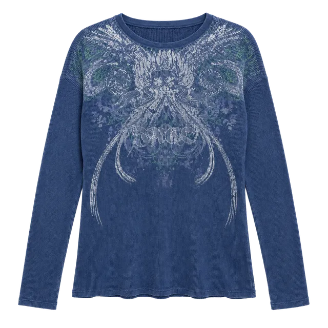 RARE JNCO Jeans Long Sleeve Graphic Thermal