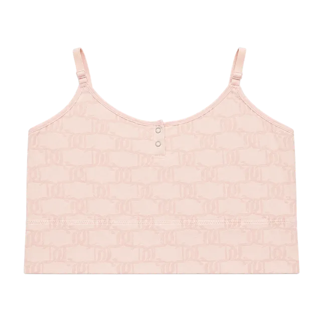 Juicy Couture Seamless Bralette Size 3X Pink Monogram Logo Tank Top