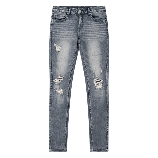 Refuge Skinny Jeans Size 6 Ripped Blue Denim
