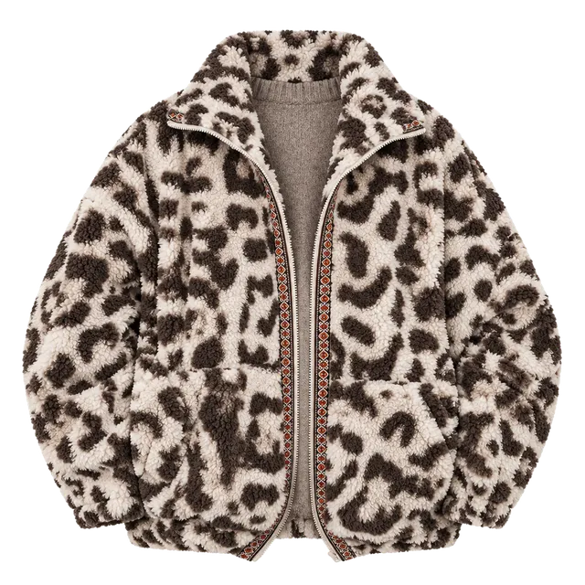 BDG Urban Outfitters Mae print fleece jacket size Small 