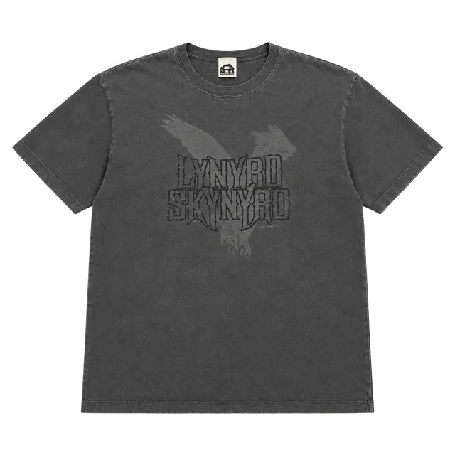 Vintage Vinyl Lynyrd Skynyrd Band T-Shirt Size L Gray Graphic