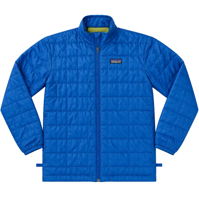 Patagonia Nano Puff Jacket Size M 10 Kids Blue Quilted