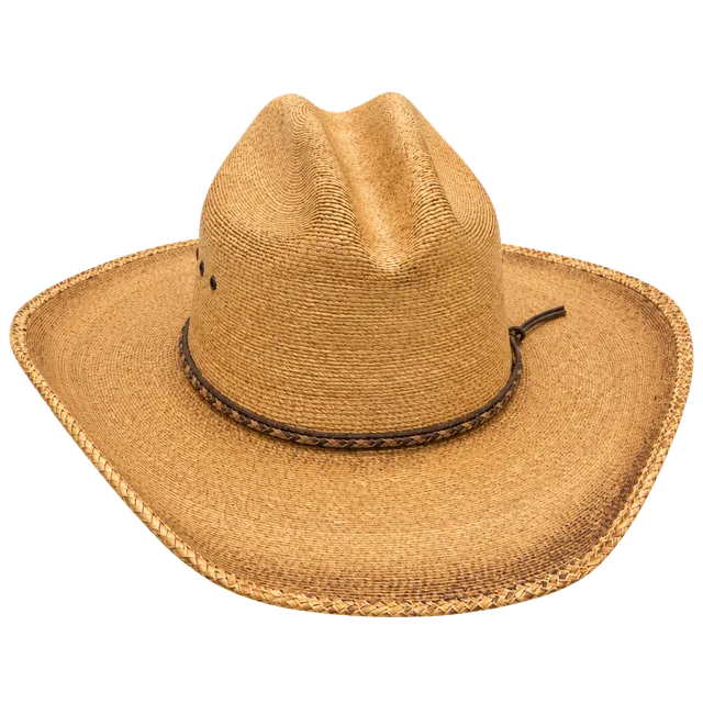 Jason Aldean Amarillo Sky - Mexican Palm Straw Cowboy Hat – ,