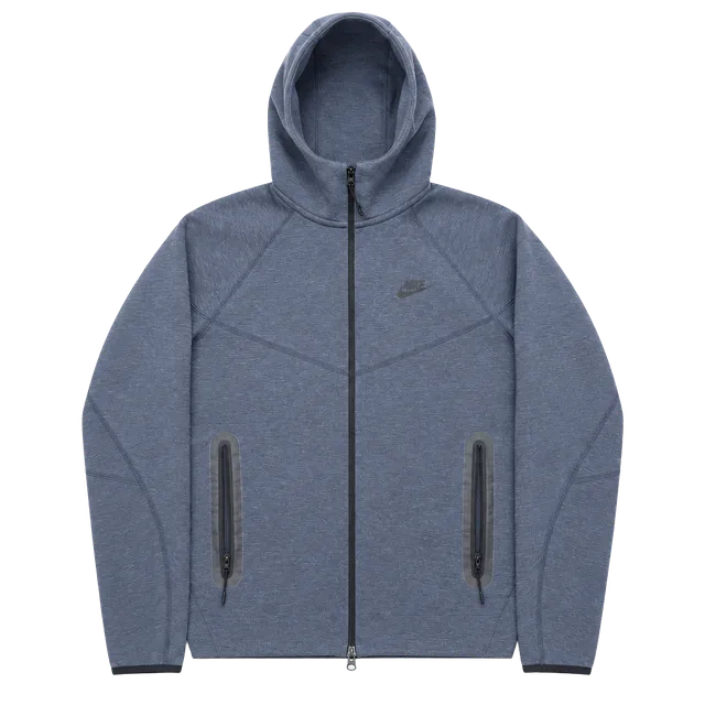Nike Tech Fleece Full Zip Hoodie Size S Blue Gray
