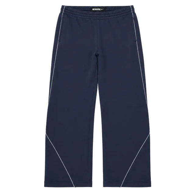 Early 2000s Nike Basketball Sweatpants Size L Navy Blue Piping Fleece Pants
(fits like xl)
