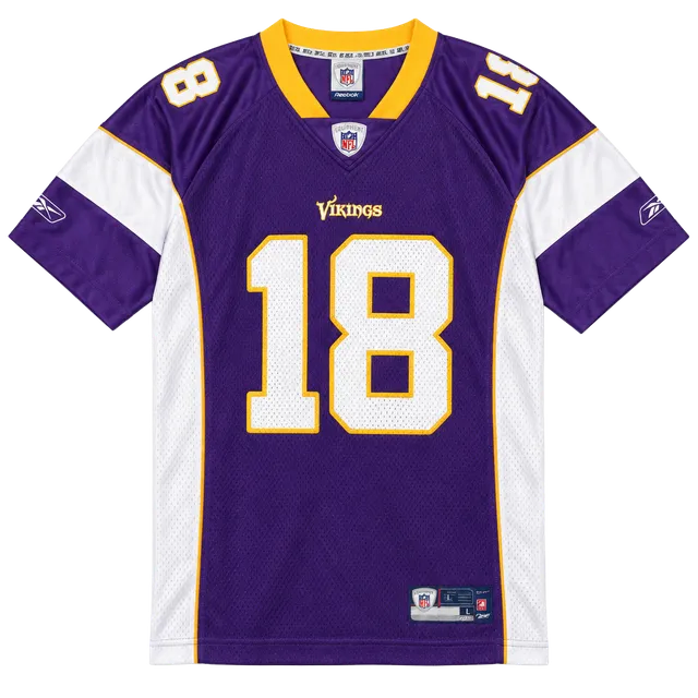 Reebok NFL Minnesota Vikings Sidney Rice 18 Jersey Size L