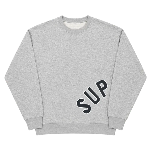 Supreme Nike Crewneck Sweatshirt Gray
