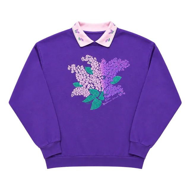 Vintage 1990s Lee Mackinac Island Collared Sweatshirt.