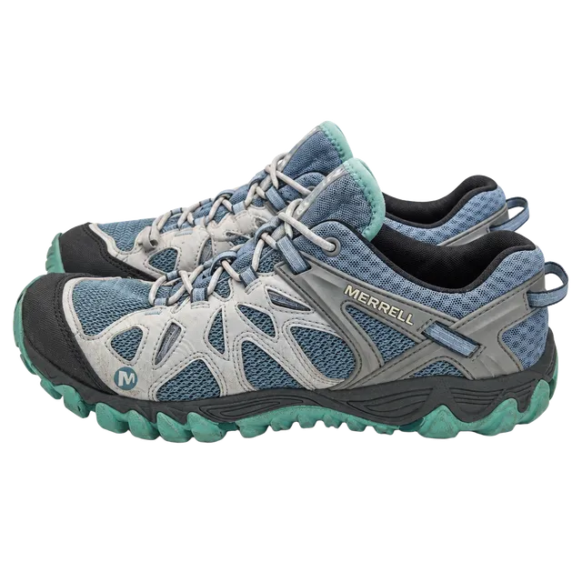 Merrell All Out Blaze Aero Sport Hiking Shoes Blue Grey (Size: 10)