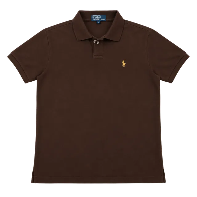 Polo By Ralph Lauren Polo Shirt Size L Brown Custom Fit