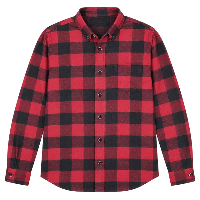 Weatherproof Vintage Flannel Shirt Size XL Red Black Buffalo Plaid
