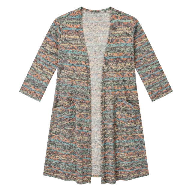 Lularoe Striped Open Front Duster Jacket Women's Size S Cardigan ...,