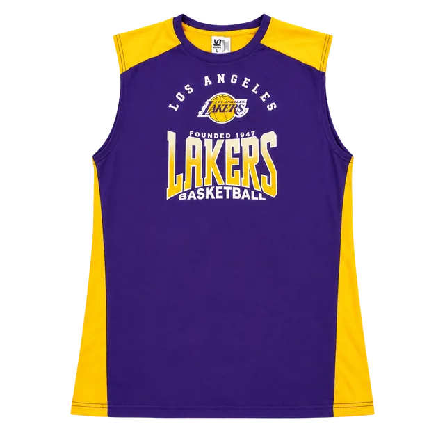 NBA Los Angeles Lakers Tank Top Size S Purple Yellow