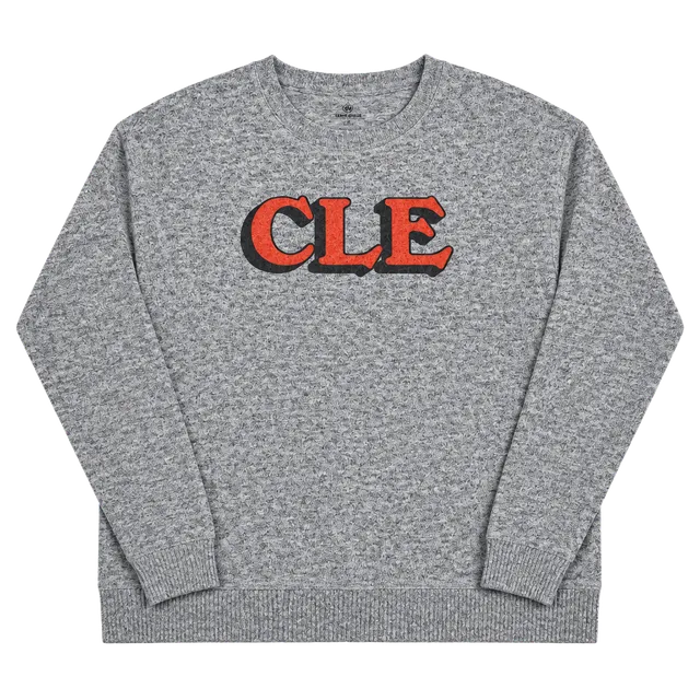 Top of the World CLE Sweatshirt Size L Gray Red Cleveland