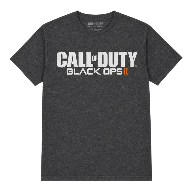 Call Of Duty Black Ops II T-Shirt Size L Gray Graphic Tee