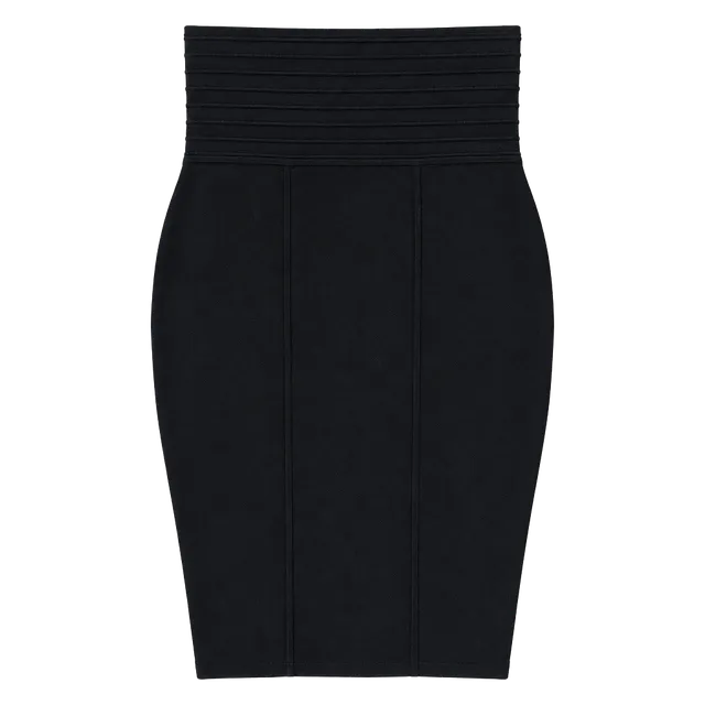 bebe Black Bandage Pencil Skirt Size S