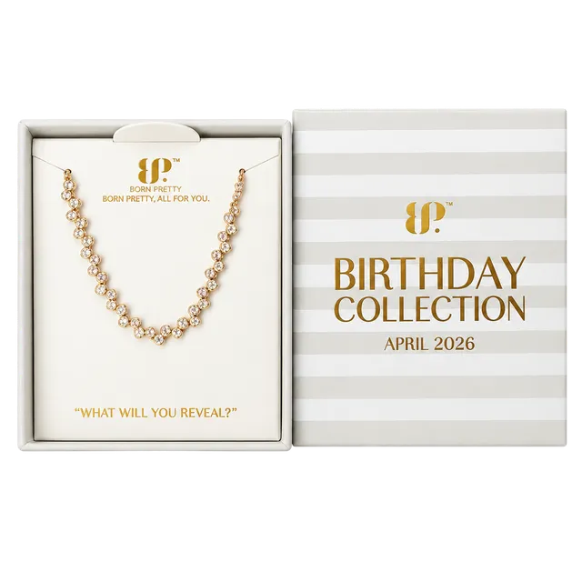 BP April The Delaney Bracelet Rose Gold CZ