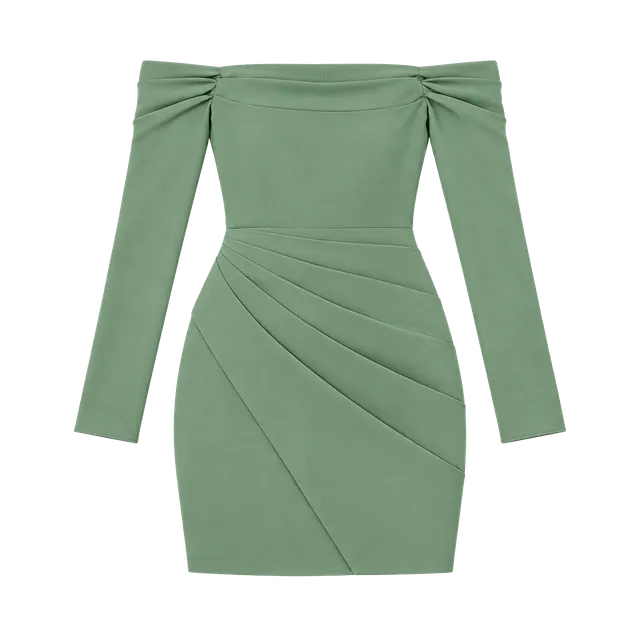 Azazie Hallie Dress Size US 17 Matcha Stretch Satin Bridesmaid