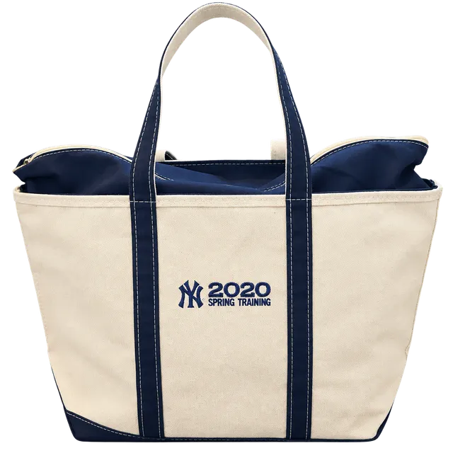 L.L.Bean XL Boat and Tote Rare Custom 2020 NY Yankees Exec VIP Gift w/ Letter