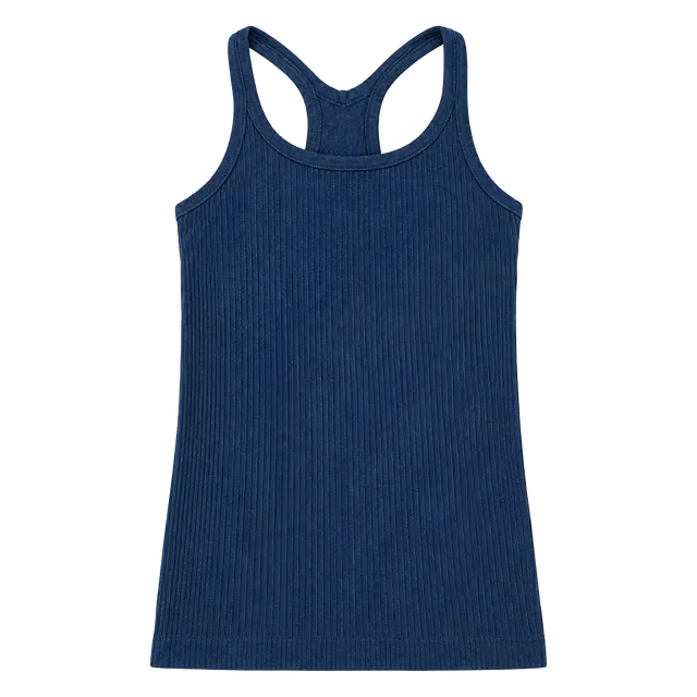 Lululemon Ebb To Street Tank Top Black Ribbed Built In Shelf Bra Racerback Sz 2