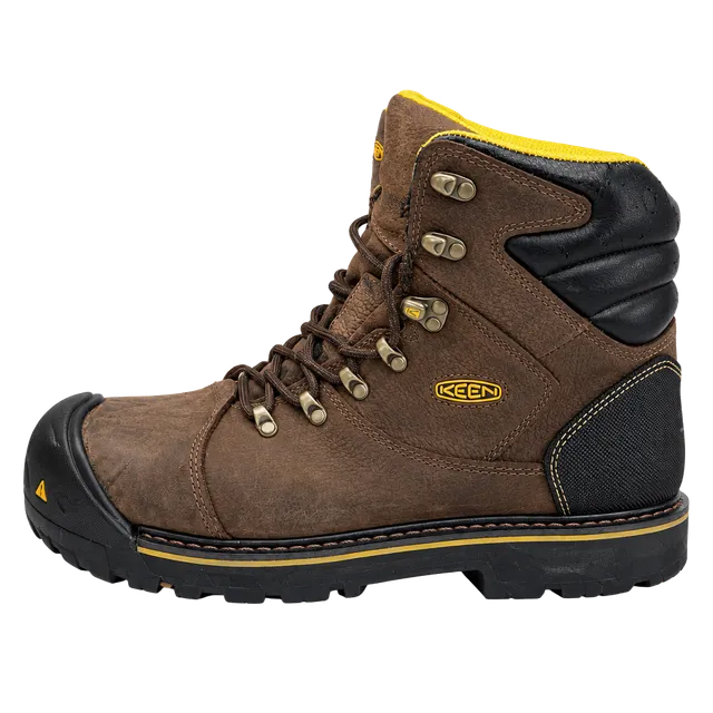 KEEN Utility Milwaukee Work Boots Size 13 Brown Leather Steel Toe