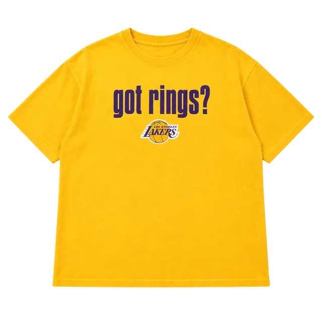 Los Angeles Lakers Got Rings? T-Shirt Gold