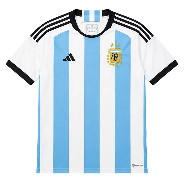 Adidas Argentina Home Soccer Jersey Size L Blue White AFA