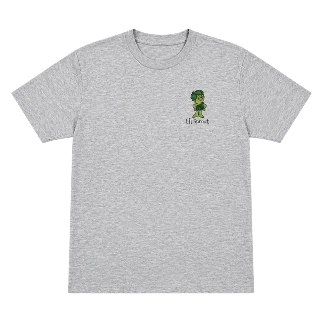 Green Giant Lil Sprout Graphic T-Shirt Gray