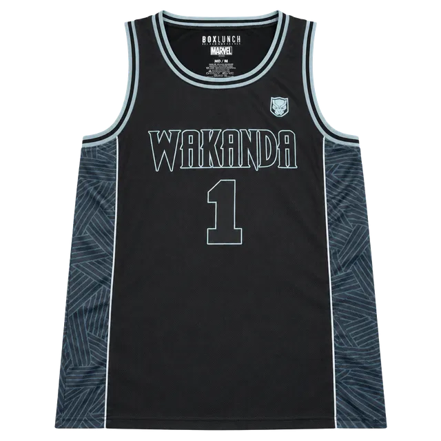 BoxLunch Marvel Black Panther Wakanda T'Challa Jersey Size MD
